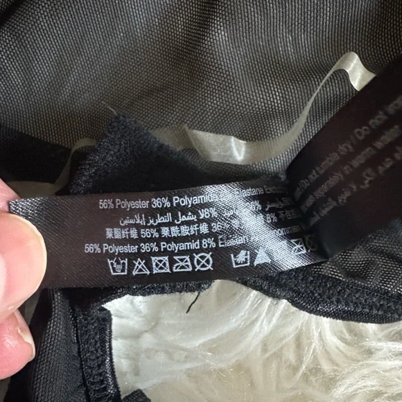 Ann Summers Bonnie Cami Suspenders Black Size Medium - 12 / 14 - Picture 15 of 16